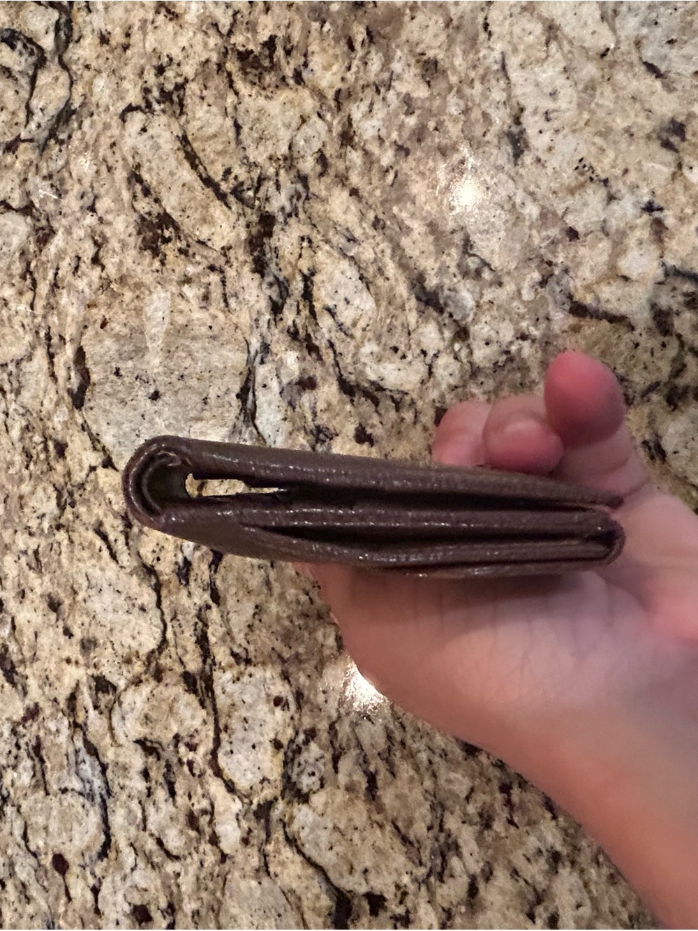 GUCCI Brown Folding Wallet Leather - Picture 8 of 10